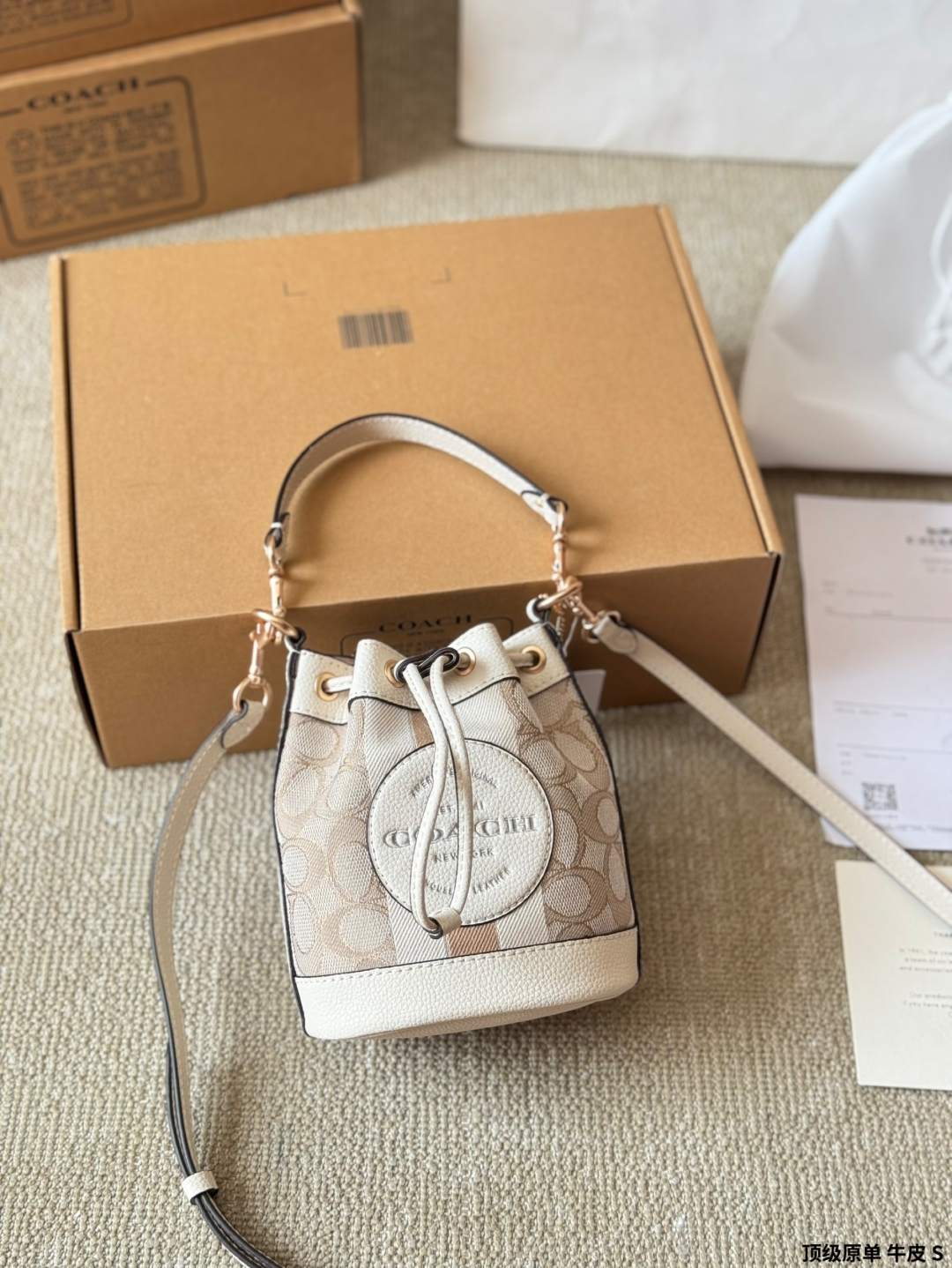 Coach Spring/Summer Mini Bucket Bag Hand Crossbody Bag