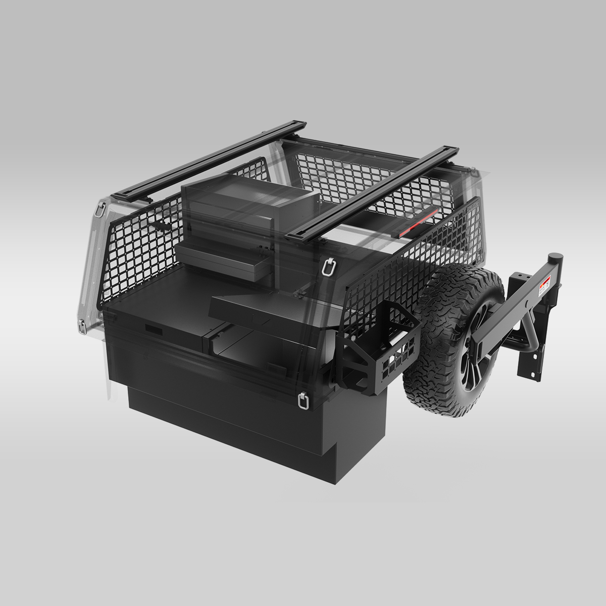 JD19-REAR INTEGRATEDUTILITY SYSTEM for Ranger - JUSNDESIGN
