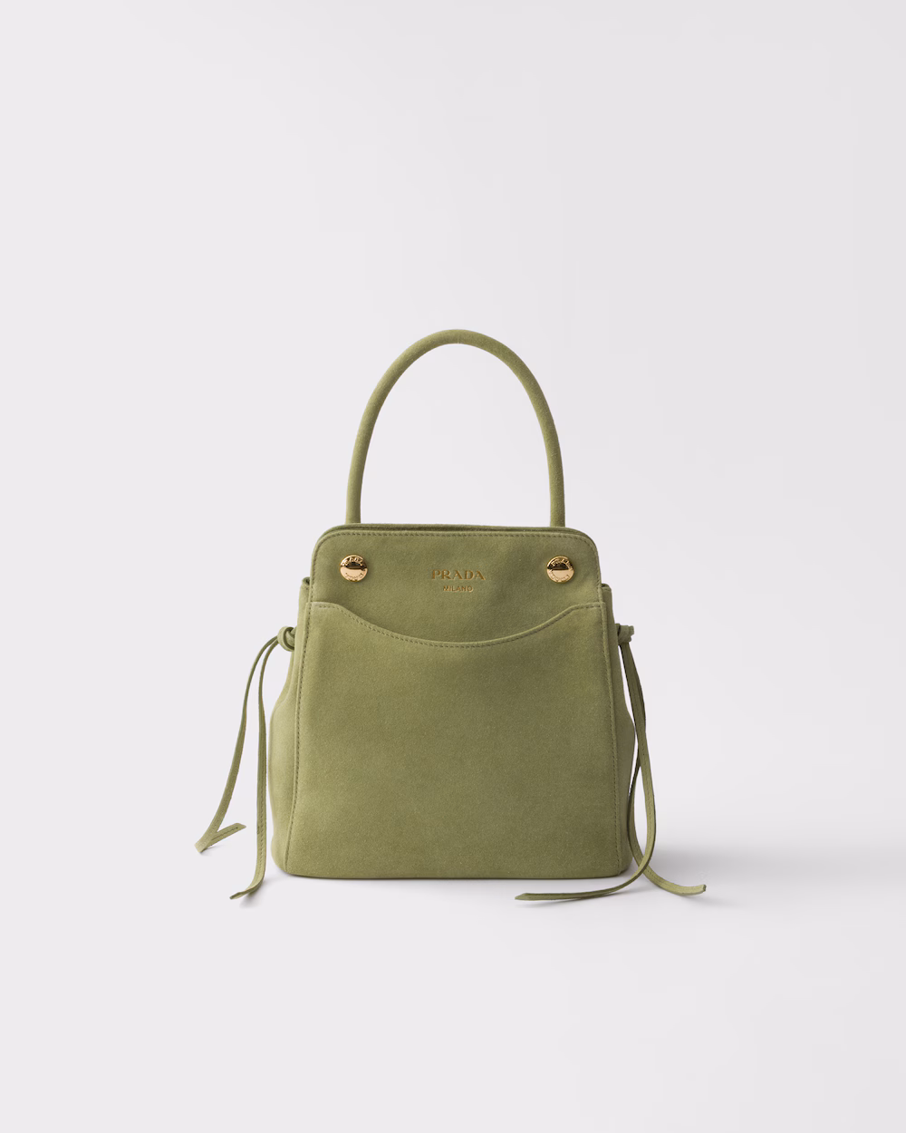 Prada bags: Prada Carry mini suede leather handbag
