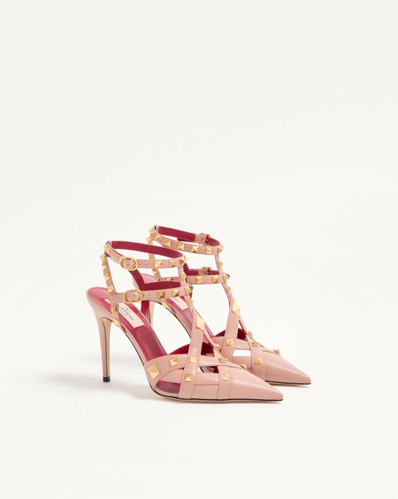 Valentino STUDDY Lace-up High Heels (10cm Heel)