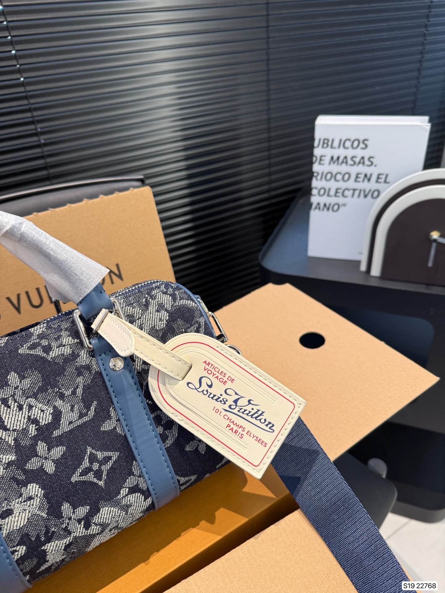 LV denim pillow bag spring and summer show series