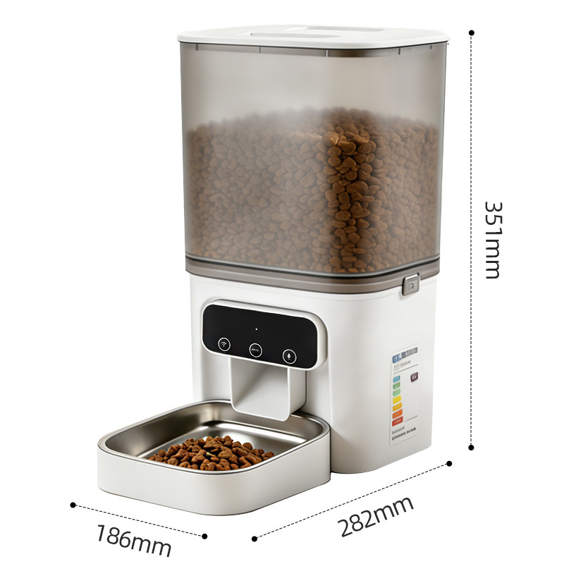 New Cat Automatic Feeder 4L Smart Remote Control Timed and Portion-Controlled Pet Automatic Food Dispenser