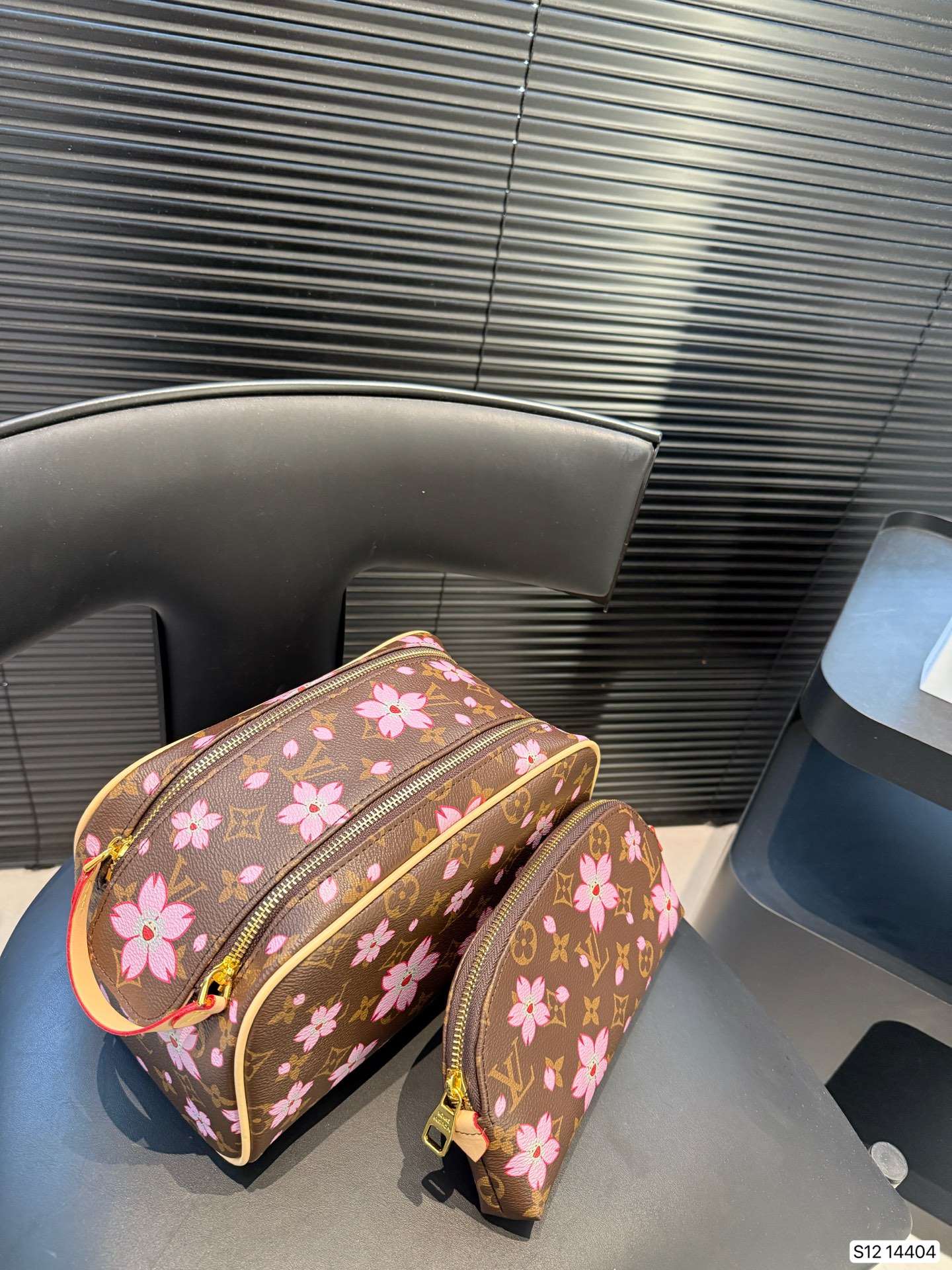 LV Sakura Toiletry Bag Cosmetic Bag