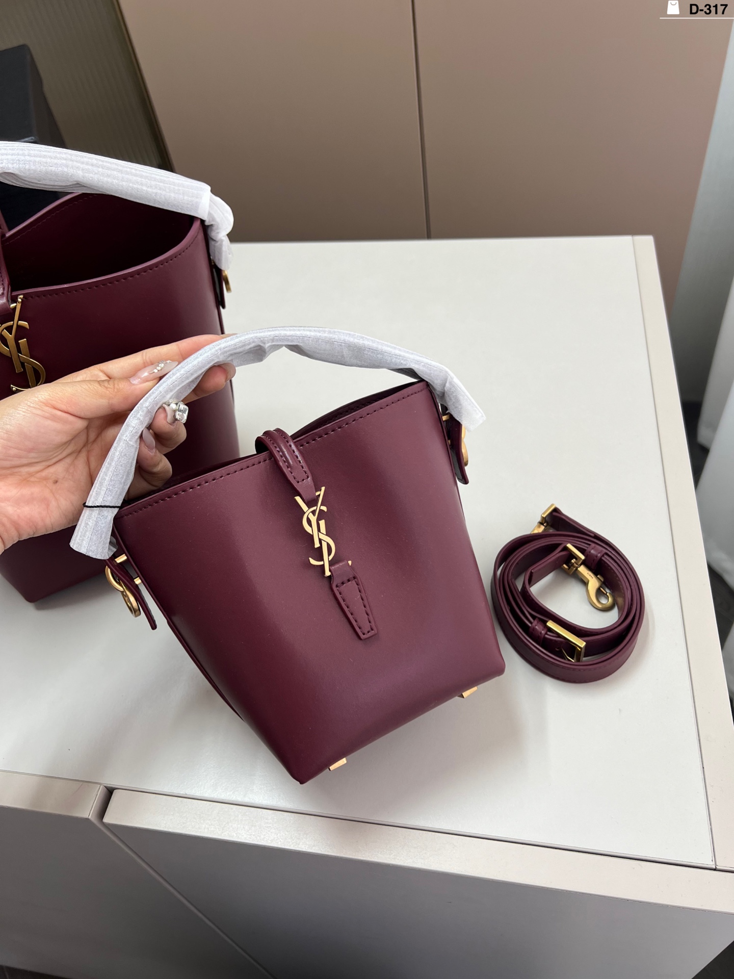 YSL bucket bag handbag