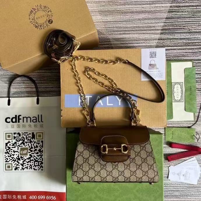 Gucci Italy Leather Bag Top Quality 12A