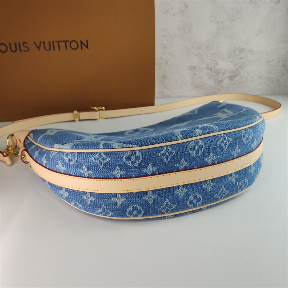 Louis Vuitton denim Moon Odeo Moneygram bag