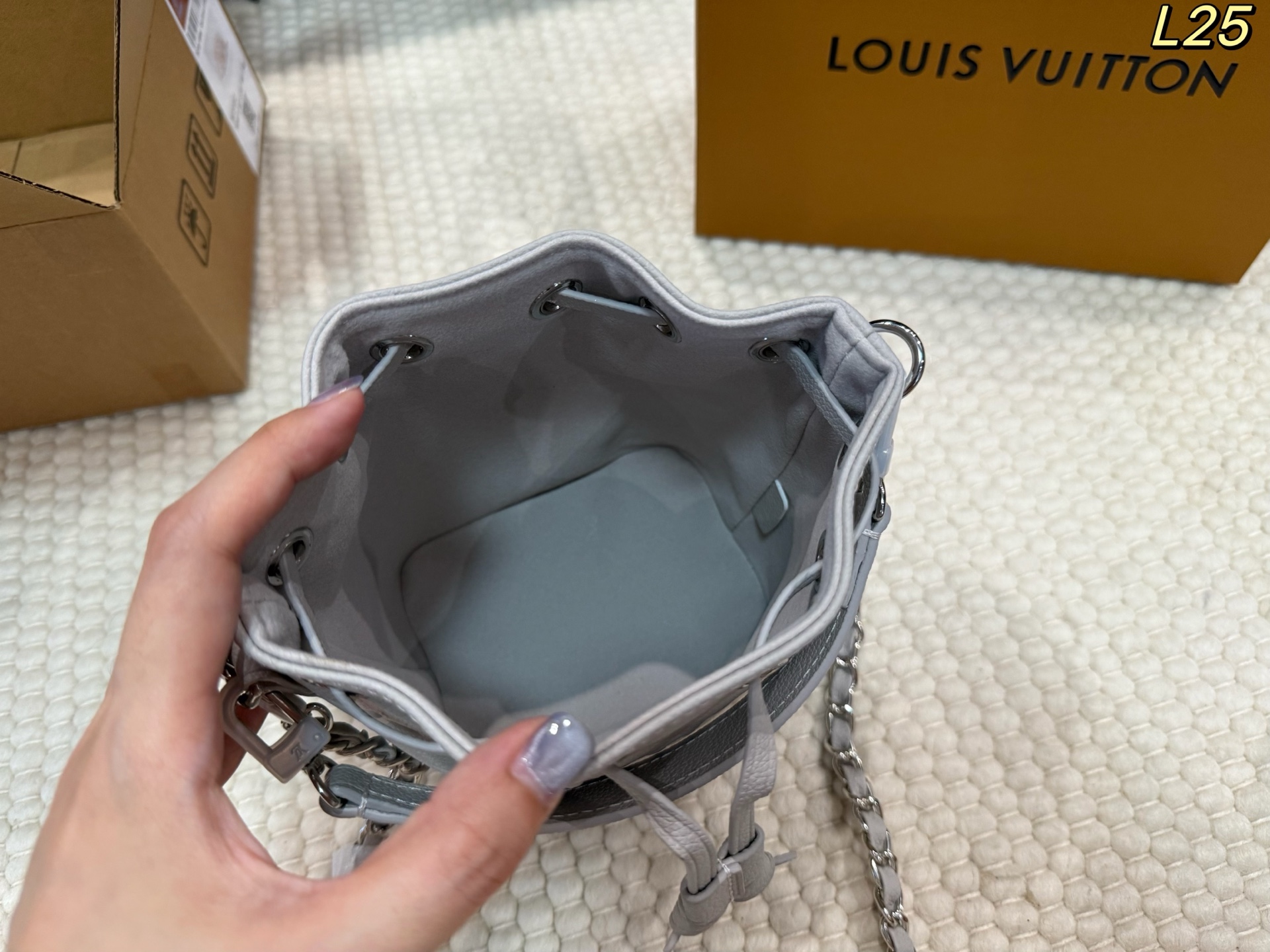 LV Drawstring Mini Bucket Bag