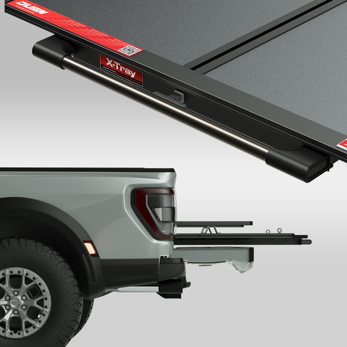 JD-12 Truck Bed Slide | Heavy-Duty Pickup Bed Tray - JUSNDESIGN