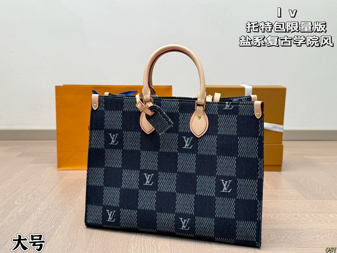 LV tote bag limited edition onthego