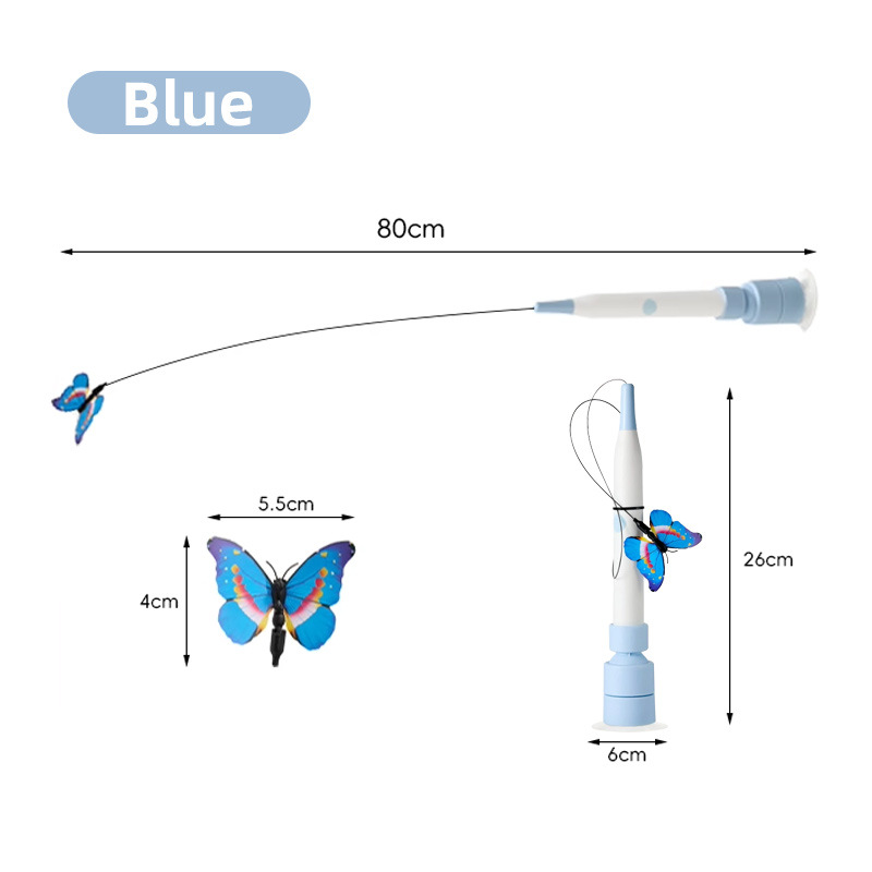 Electric Cat Teaser with Strong Suction Cup Automatic Cat Toy