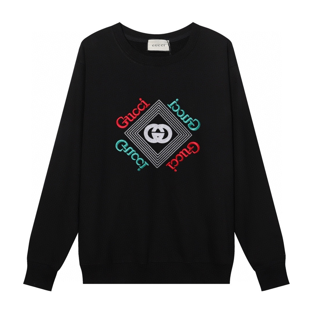 GUCCI printed crew-neck hoodie