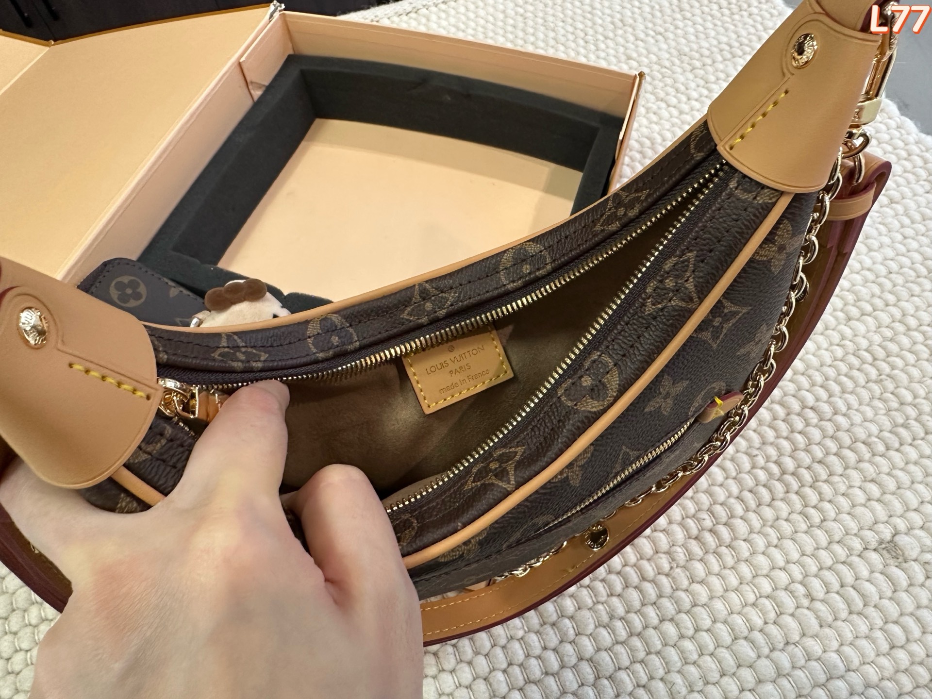 LV underarm bag