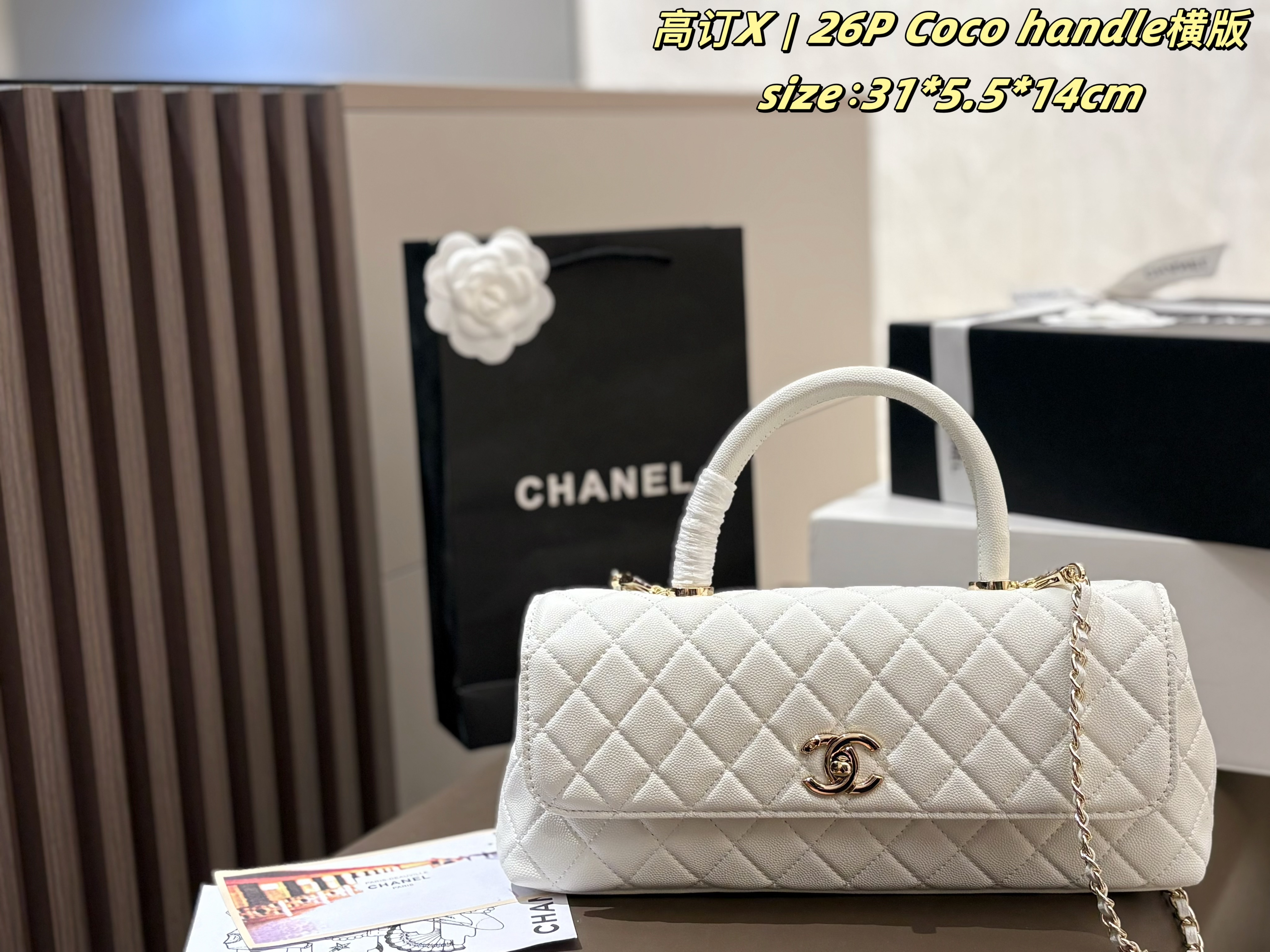 Chanel 26P Coco Handle Horizontal Bag