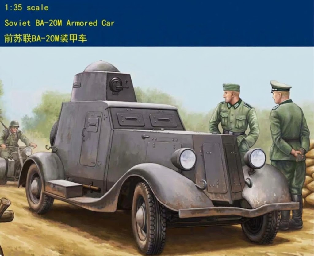 HobbyBoss 1:35 83884 Soviet BA-20M Armored Car  - hobby boss