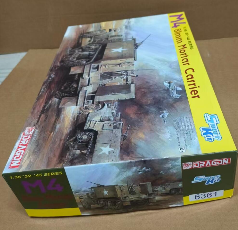 Dragon 6361 WWII US M4 81mm Mortar Carrier 1/35 Scale Plastic Model Kit