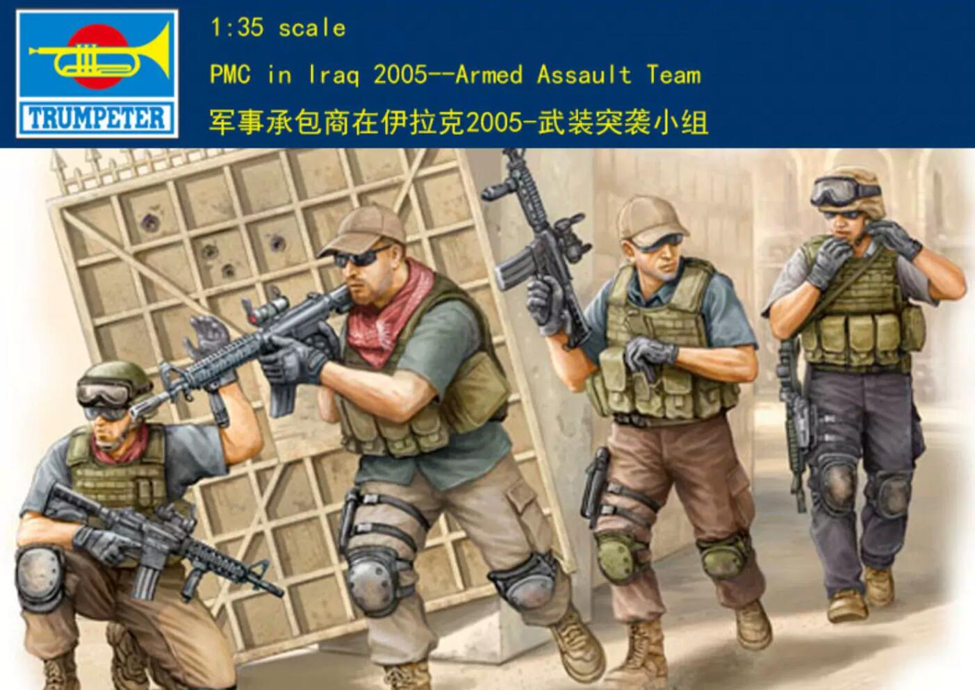 Trumpeter 1/35 00419 Military Figures PMC in Iraq 2005 