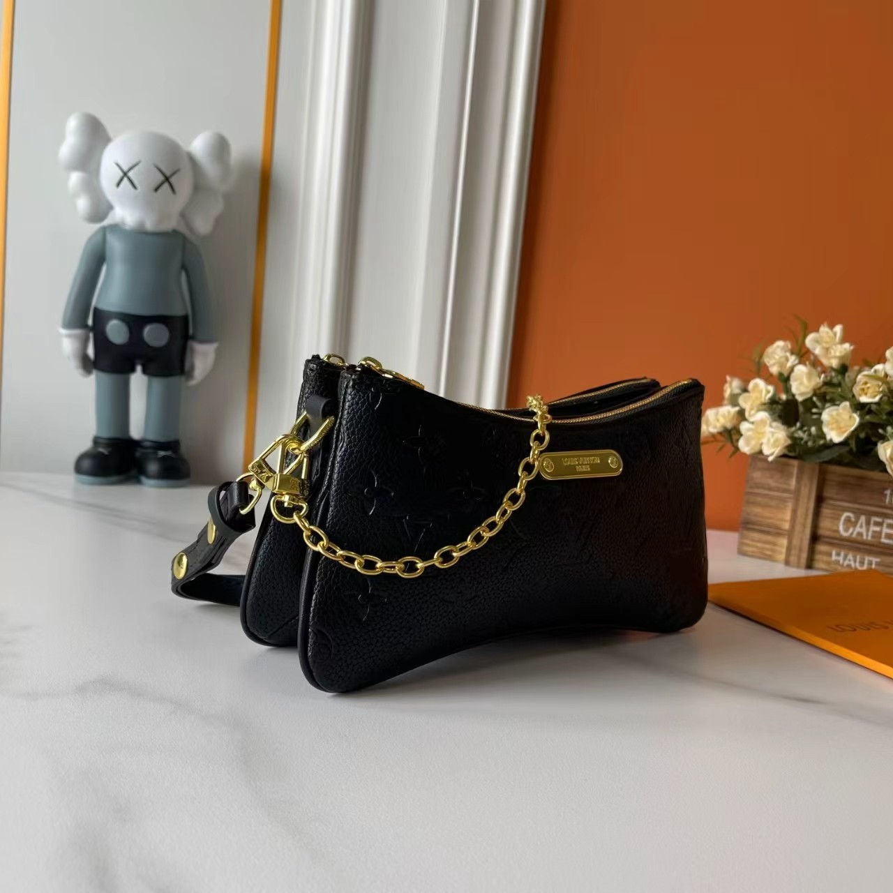 LV Pochette Monogram Denim bag