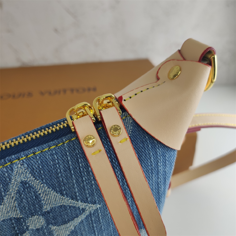 Louis Vuitton denim Moon Odeo Moneygram bag