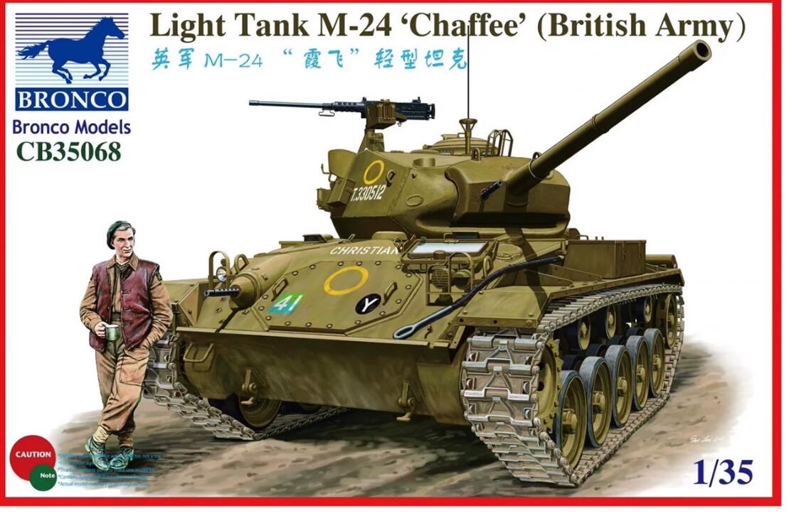 Bronco CB35068 1/35 Light Tank M-24 Chaffee British Army