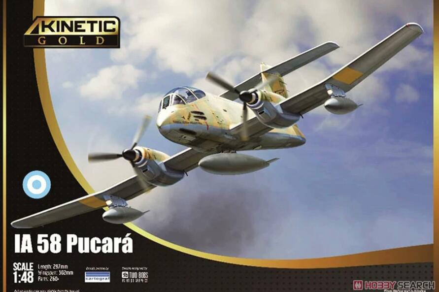 Kinetic K48078 1:48 Scale IA 58 Pucara Model Kit