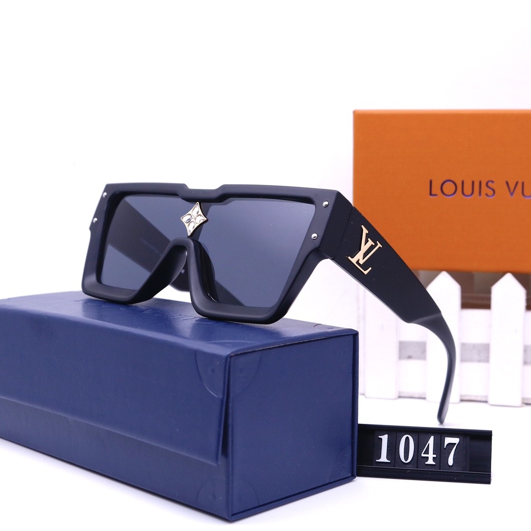 LV diamond-encrusted sunglasses