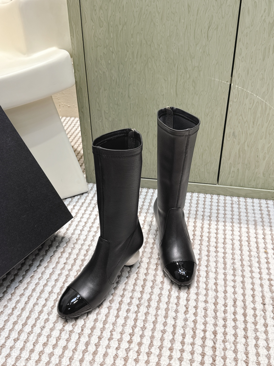 CHANEL Pearl Boots