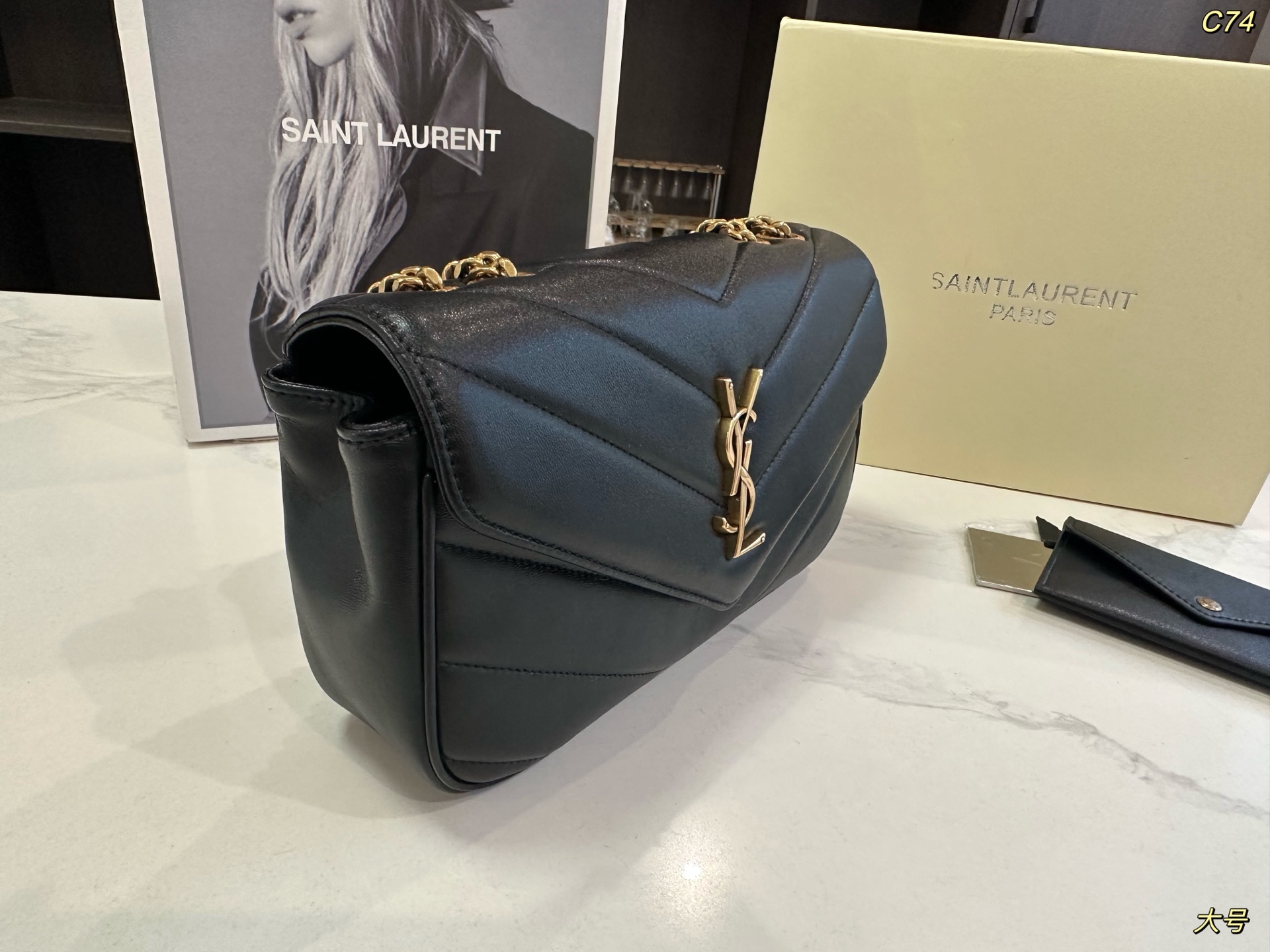 YSL new loulou chain crossbody shoulder bag