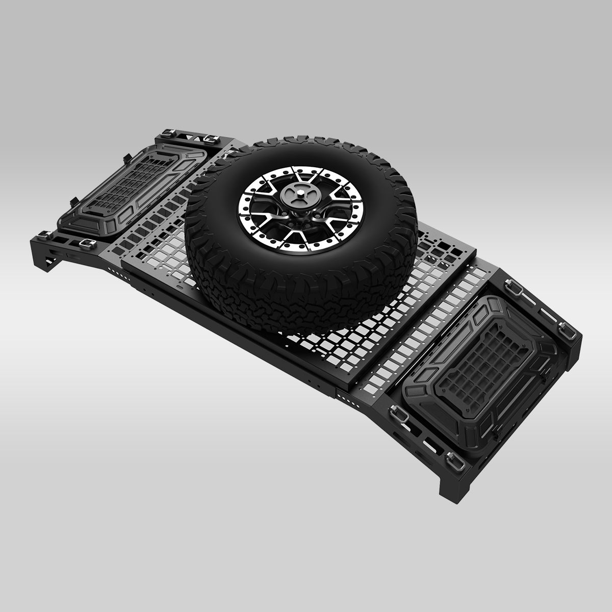 JD-16  Pickup Truck Spare Tire Carrier - JUSNDESIGN
