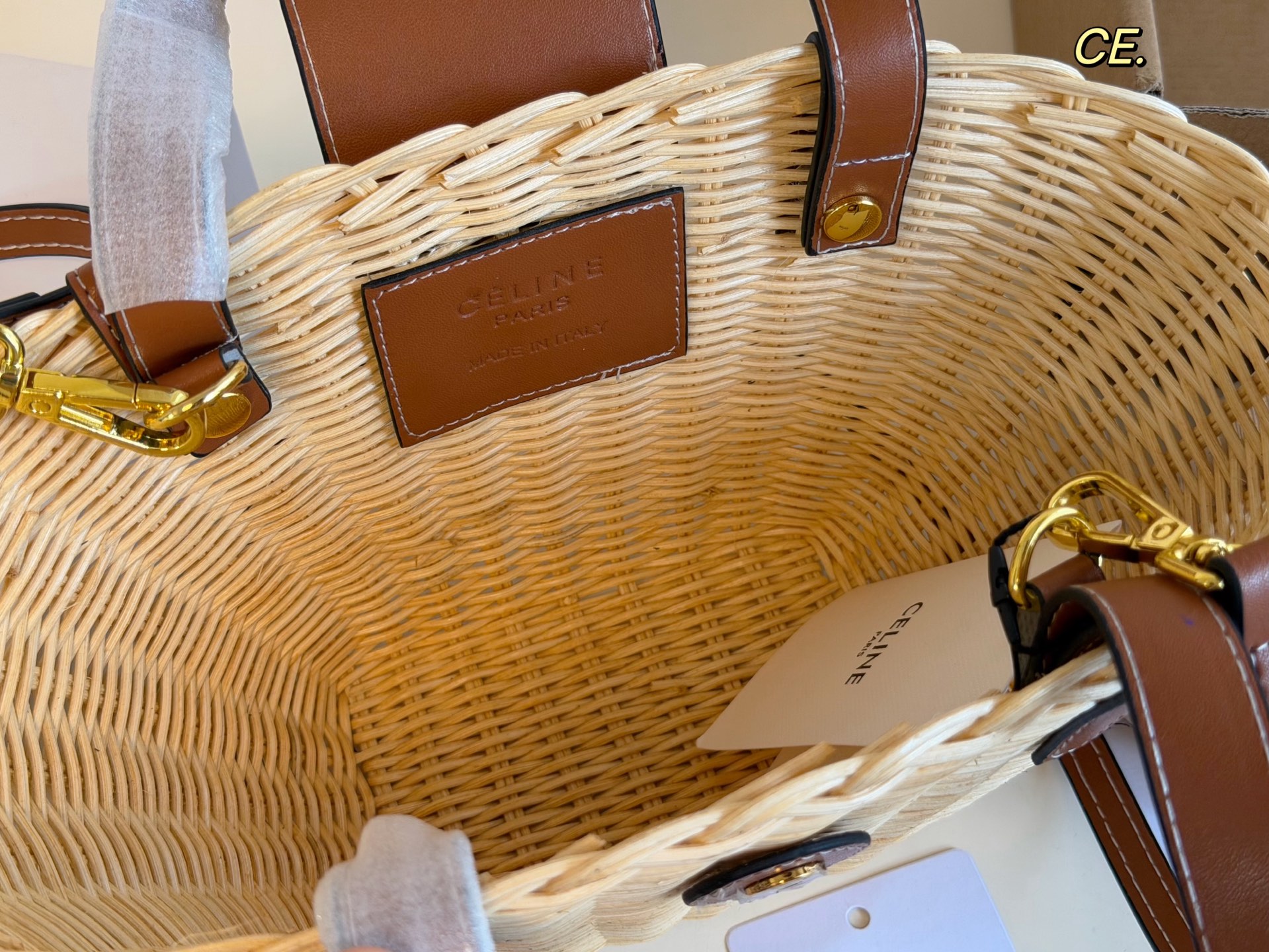 Celine straw woven bags