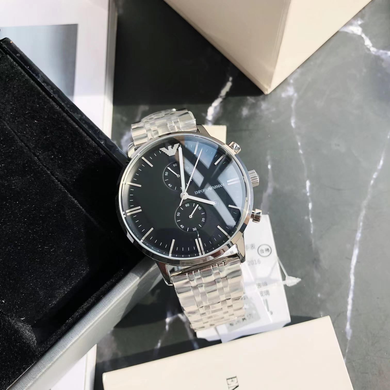 Armani men's business watch