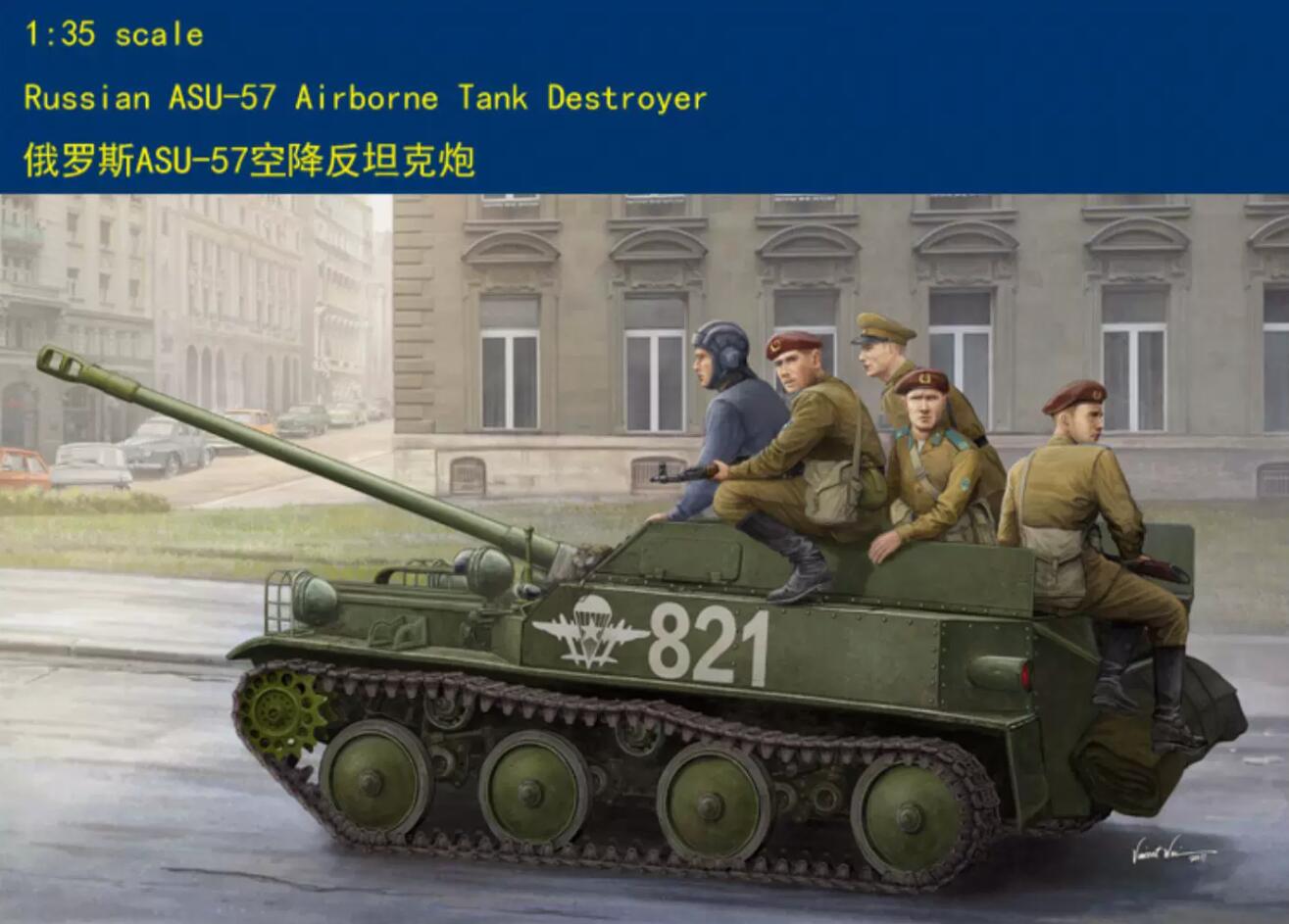 Hobbyboss Model 1/35 scale 83896 Russian ASU-57 Tank Destroyer
