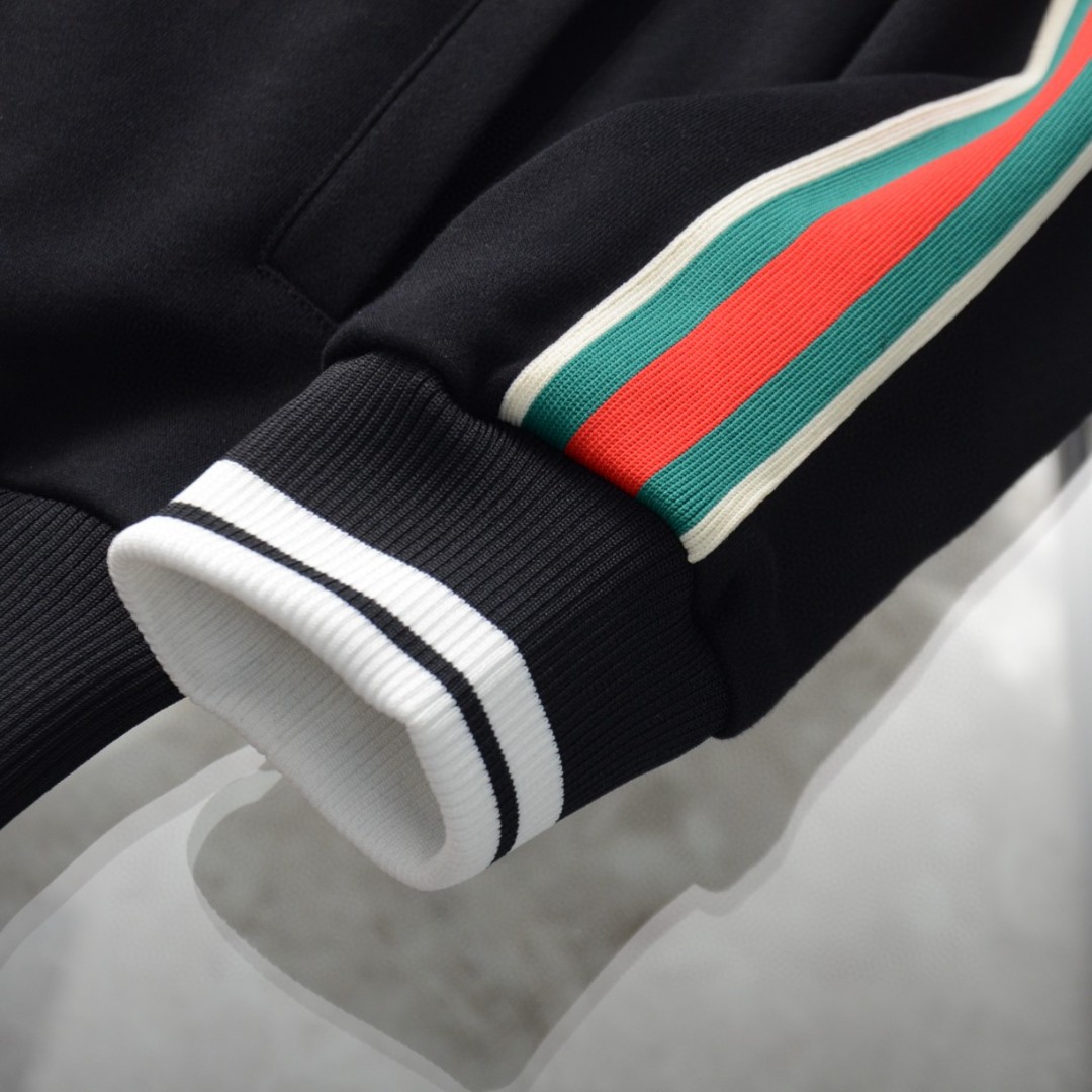 Gucci classic Double GLogo with stand collar coat hoodie