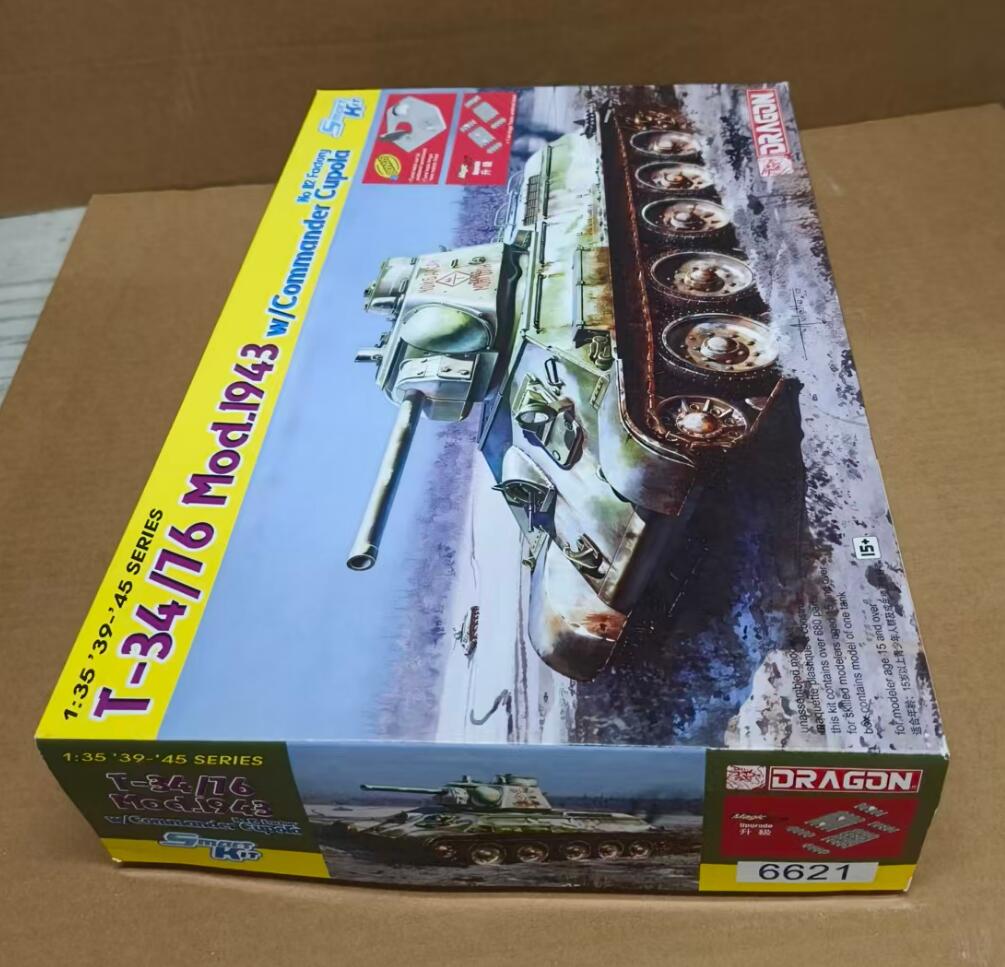 Dragon 6621 1/35 Scale T-34/76 Mod 1943 Plastic Model Kit