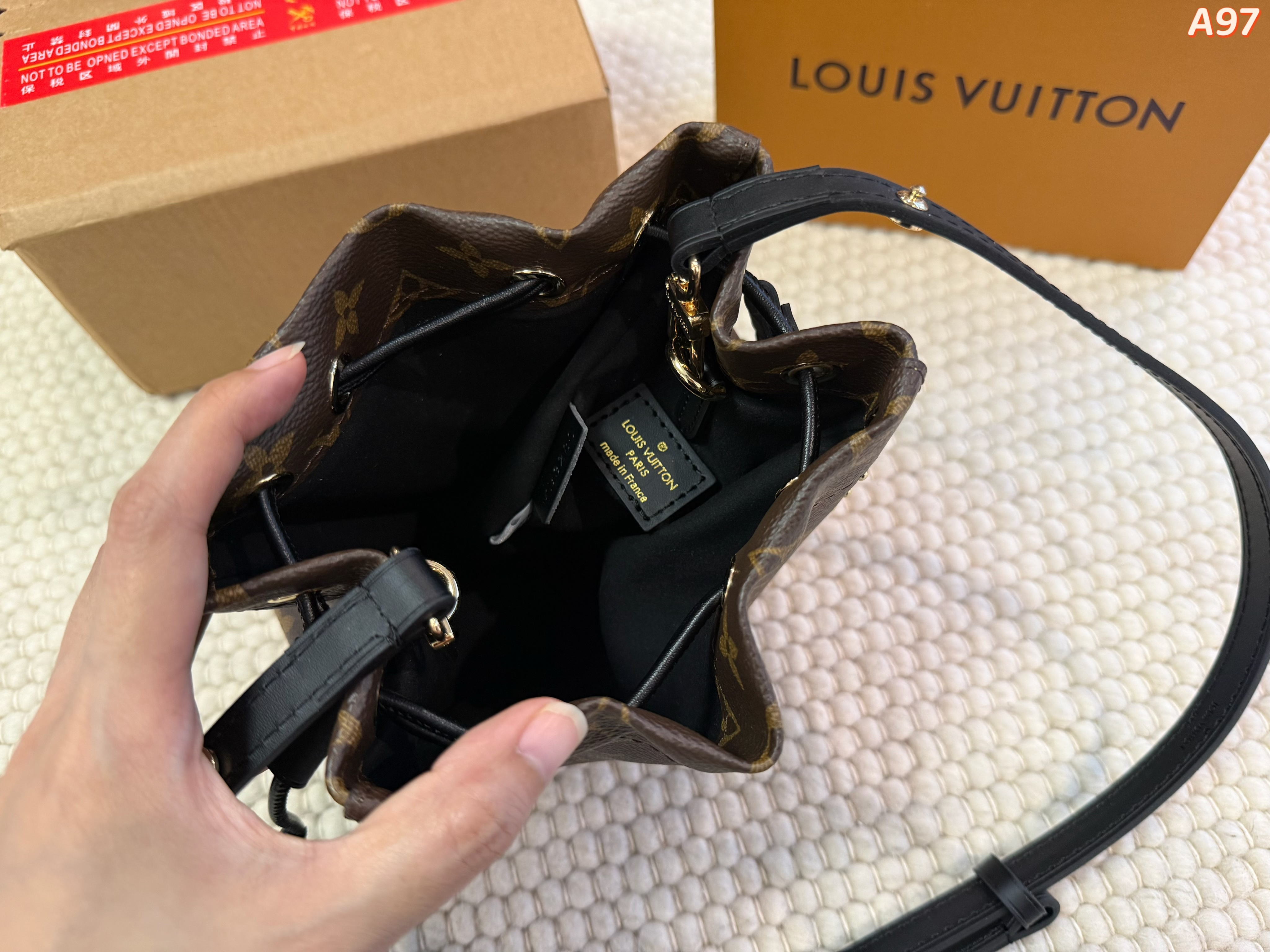 LV bucket bag