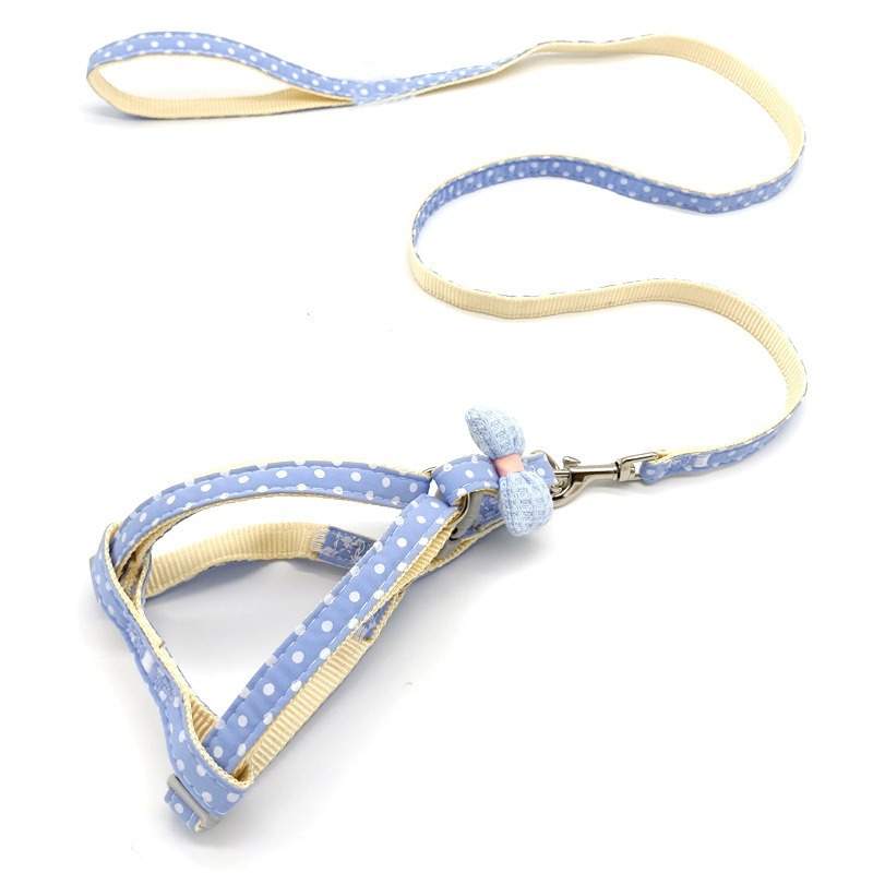 Polka Dot Harness and Leash