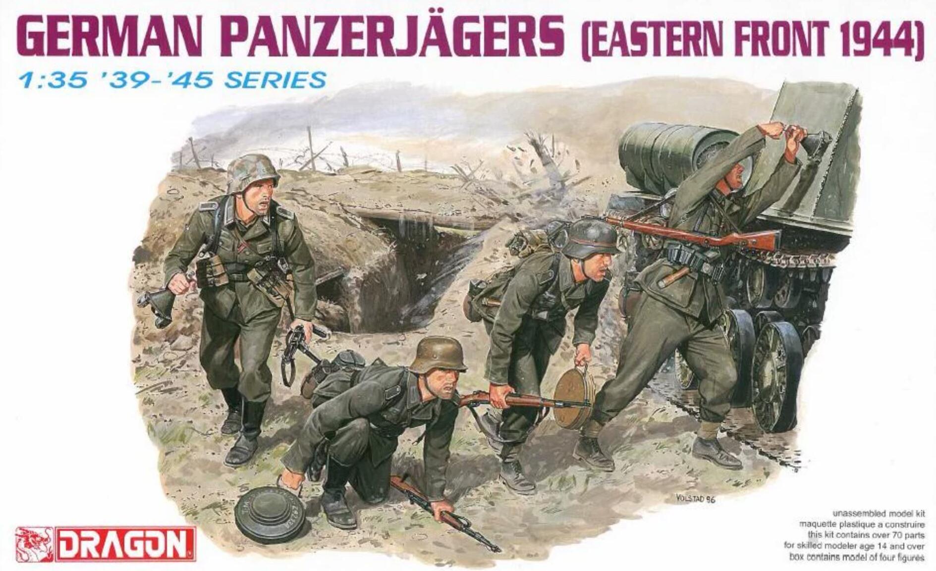 Dragon 6058 German Panzerjagers Eastern Front 1944 1:35 Scale Model Kit 1/35