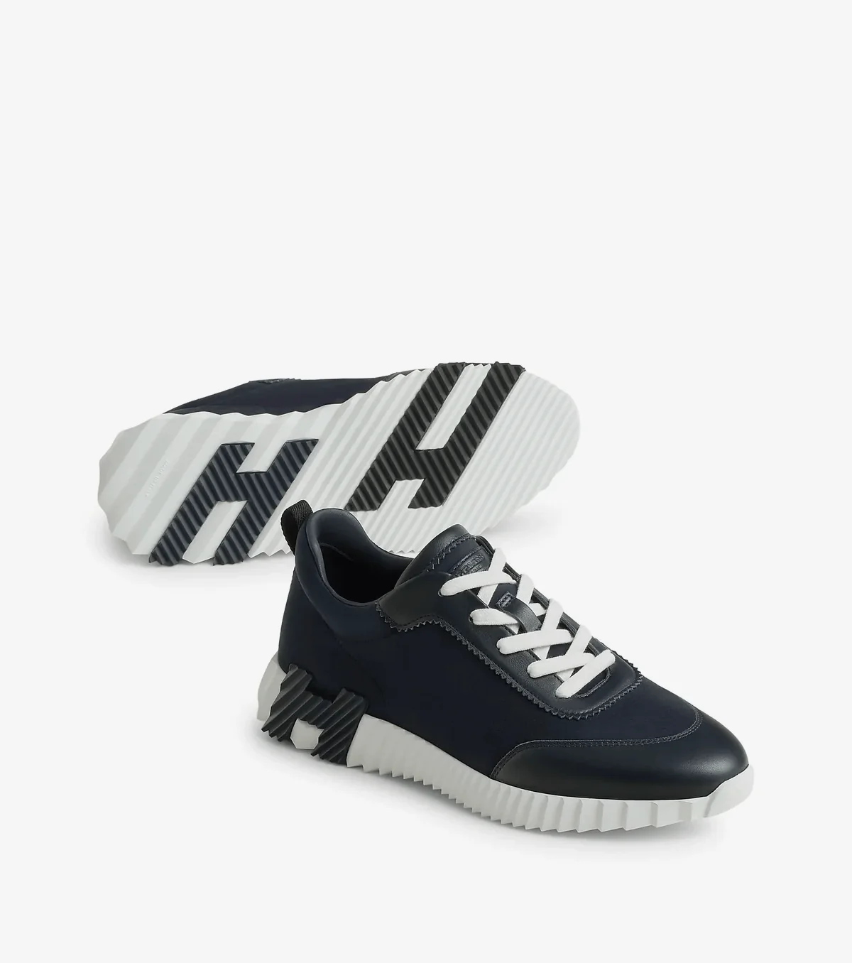 Bouncing Calf Sneaker Marine