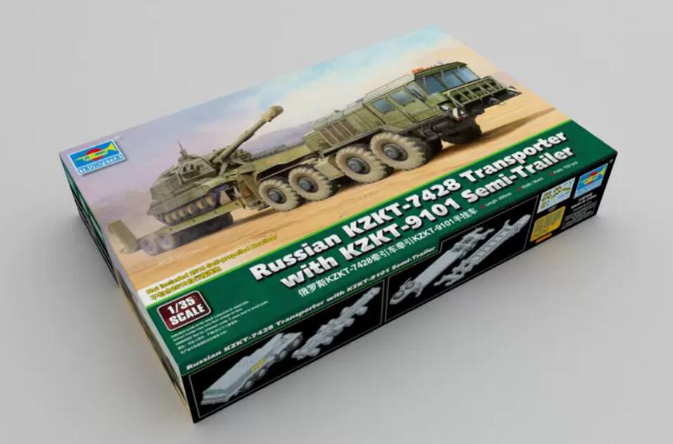 Trumpeter 1/35 01039 Russian KZKT-7428 Transporter with KZKT-9101 Semi-Trailer