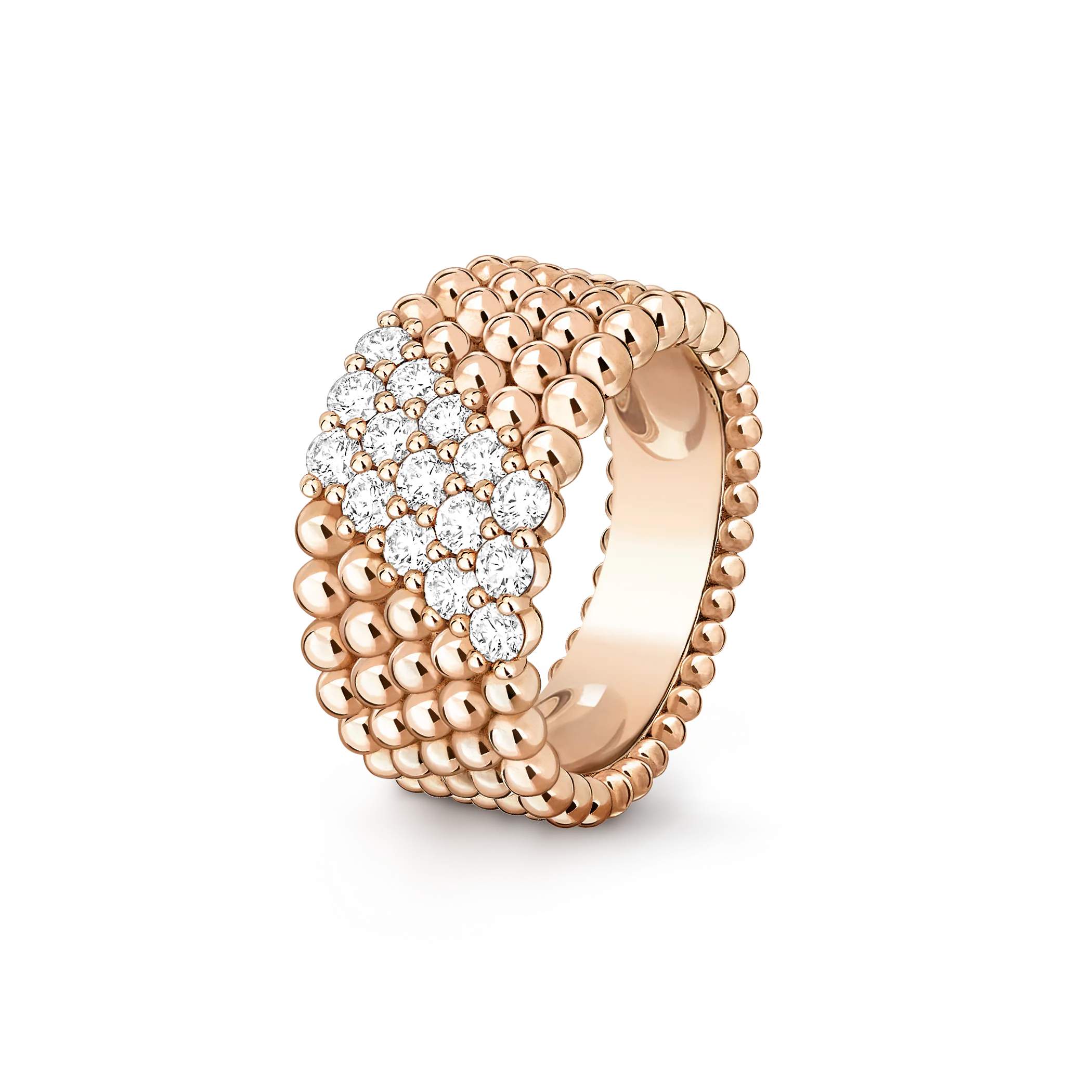 Van Cleef & Arpels Perlée diamonds ring