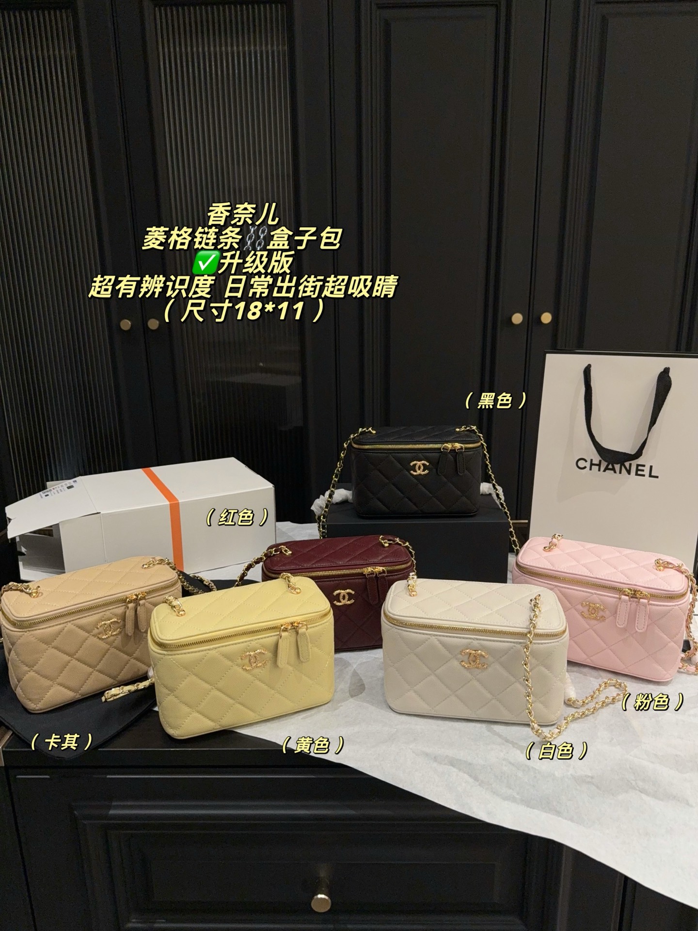 Chanel Quilted Vanity Case shoulder bag