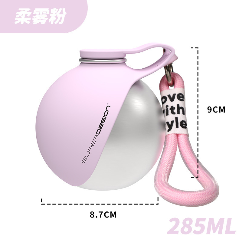 2-in-1 Portable Dog Water Bottle for Small Dogs - Leak-Proof