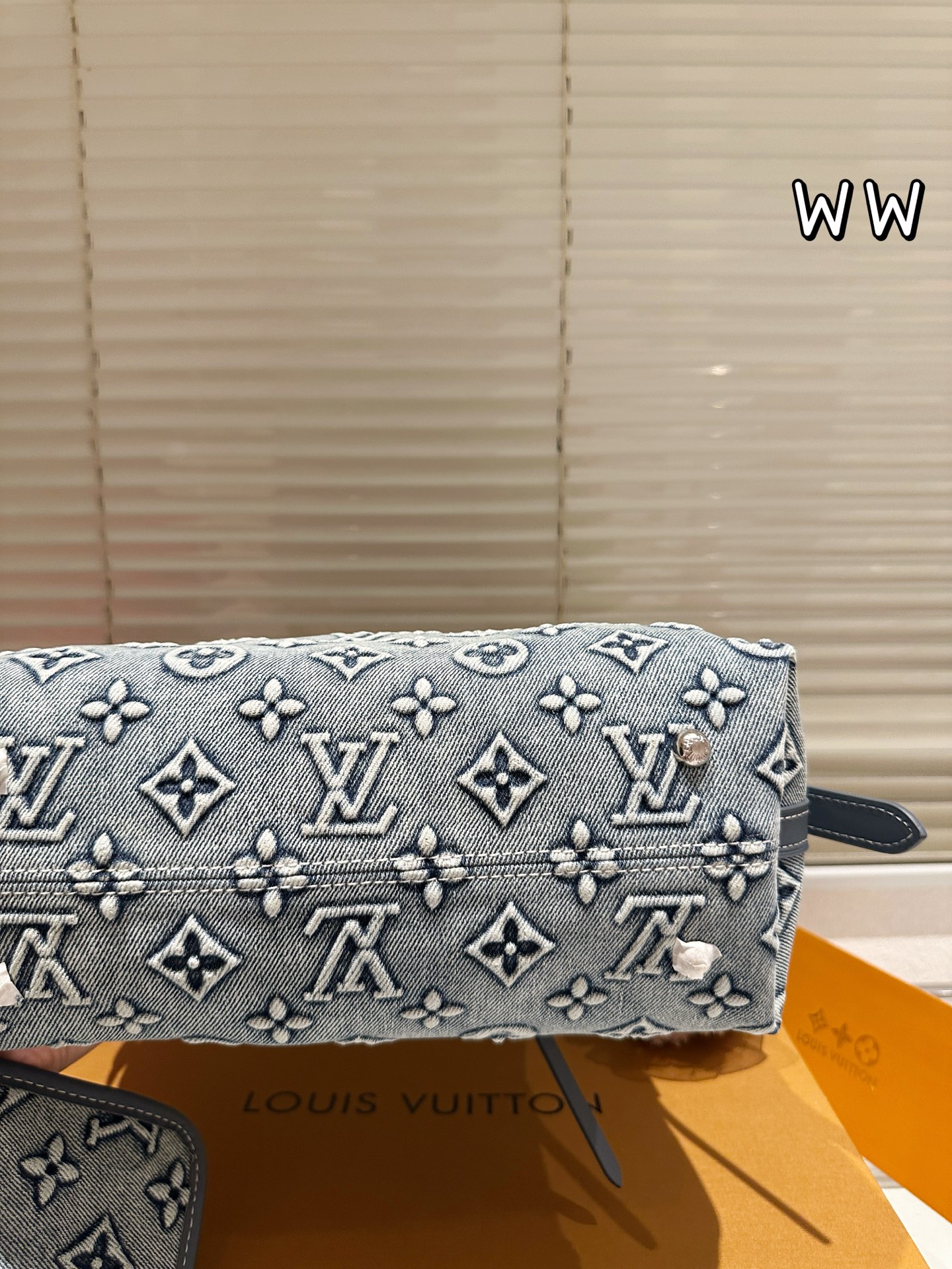 LV Carryall Denim Bag