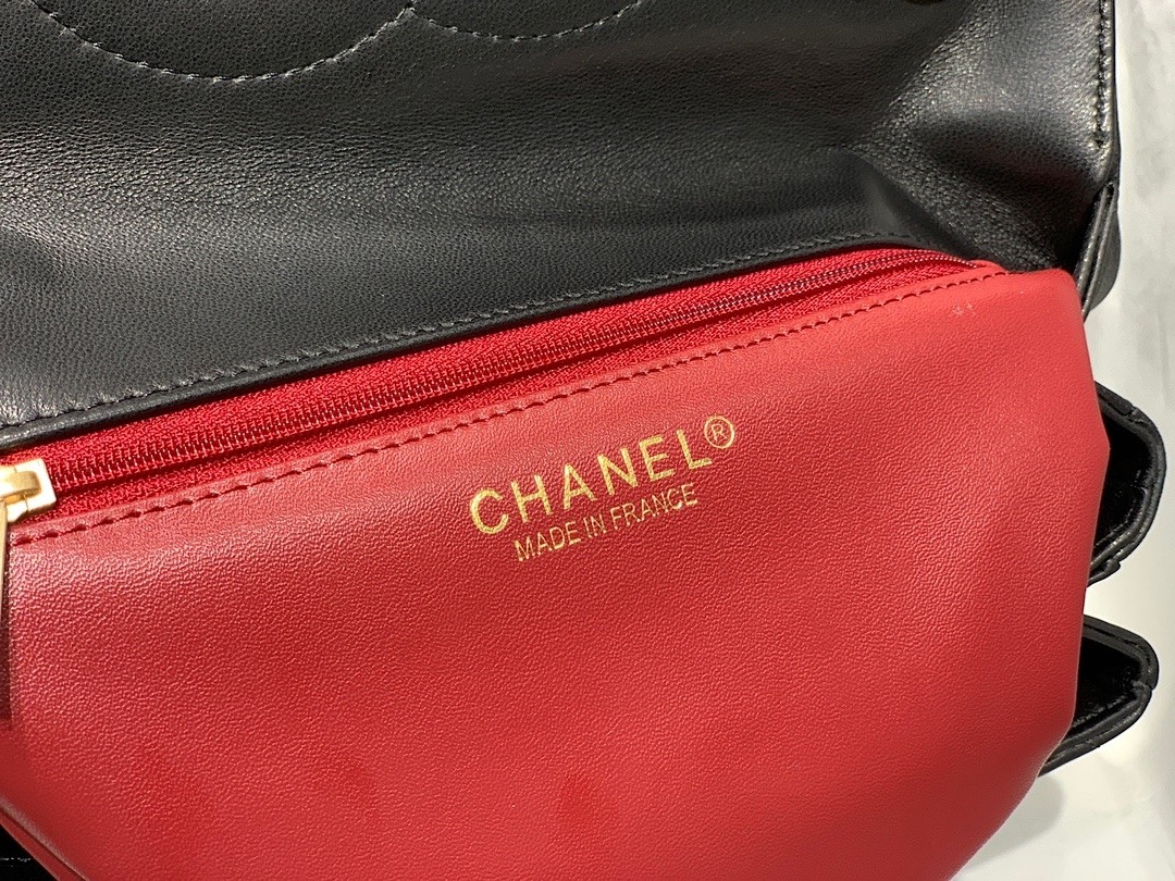 Chanel  Lambskin Quilted Small Trendy CC Top Handle Flap Navy