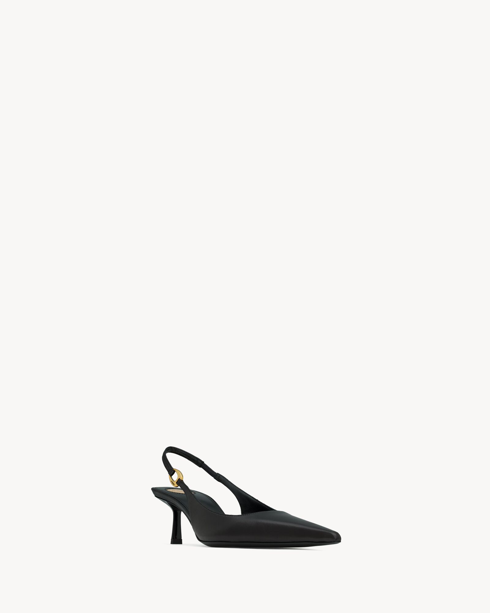 Saint Laurent shoes VENDOME smooth leather slingback high heels