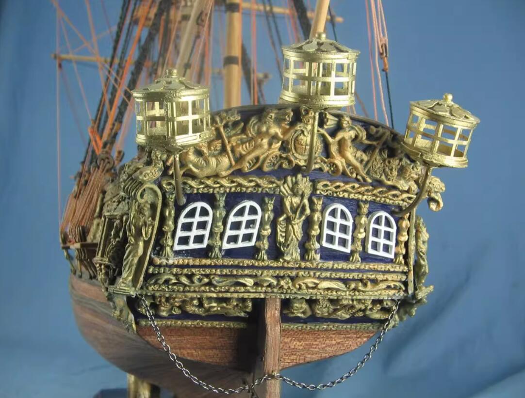 Sacle1/50 British silk-stocking Royal yacht model kit HMS Royal Caroline 1749 Ship model kit