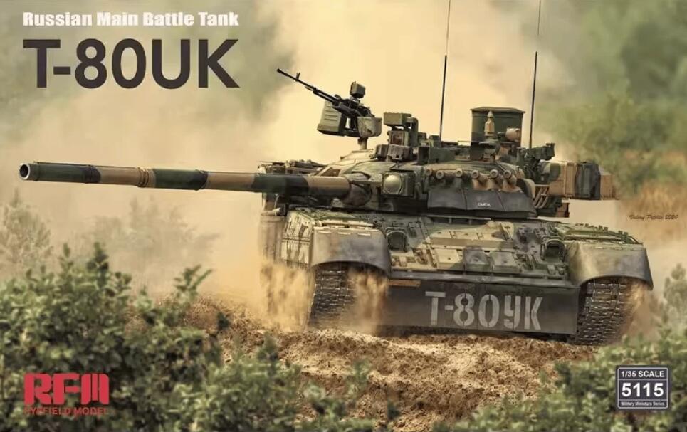 Rye Field Model RM-5115 1/35 Russian T-80UK Main Battle tank