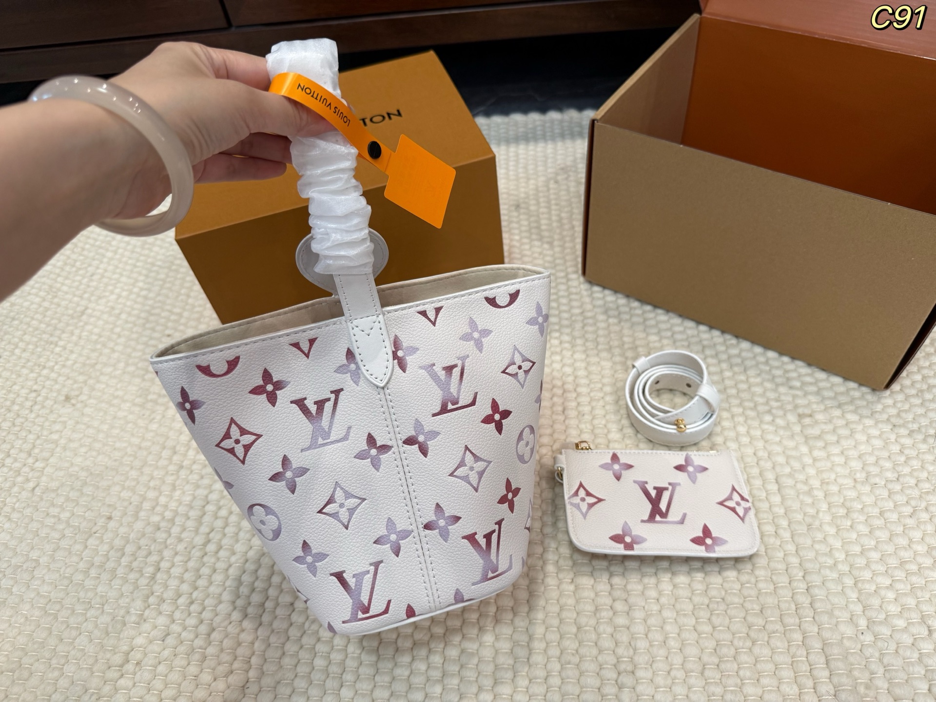 LV all in bb Bucket bag
