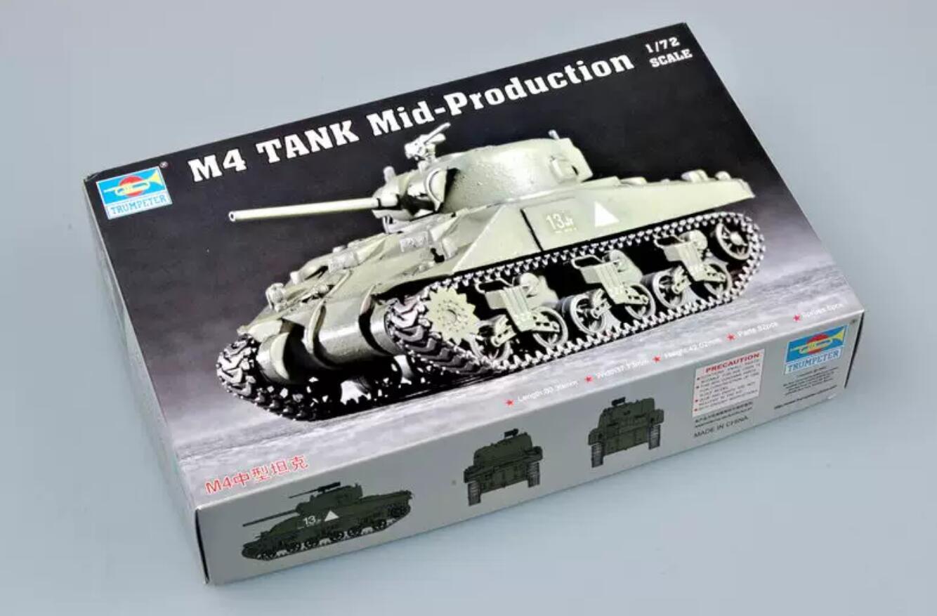 Trumpeter 1/72 07223 M4 TANK Mid-Production