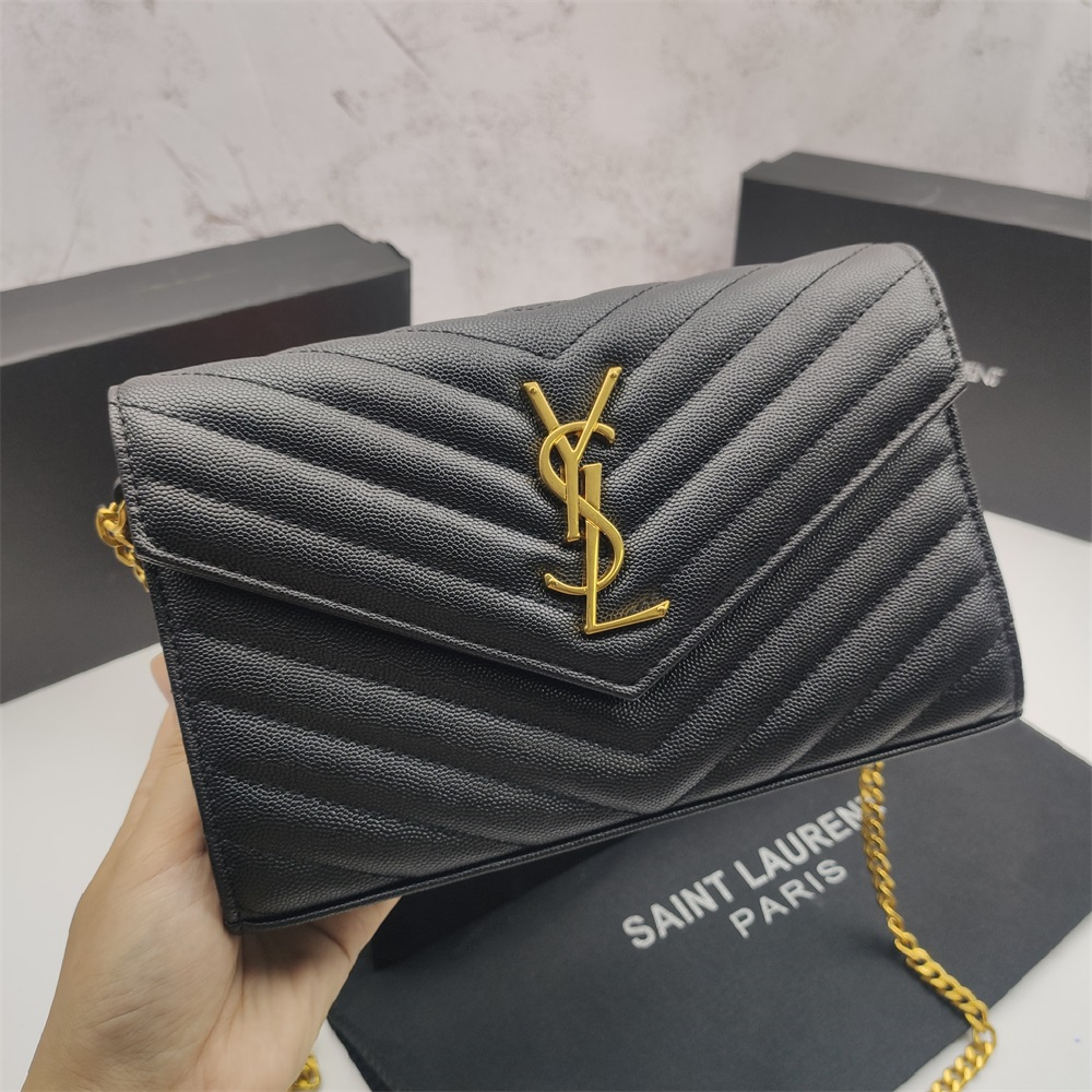 YSL Envelope Chain Purse Hangbag