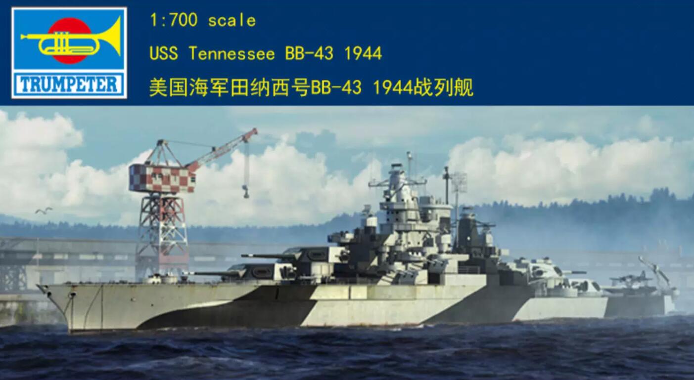 Trumpeter 1/700 05782 USS Tennessee BB-43 1944